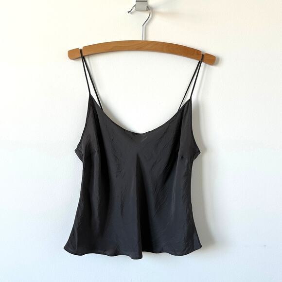 MaxMara Grey Silk Cami Top Size M - Picture 2 of 9
